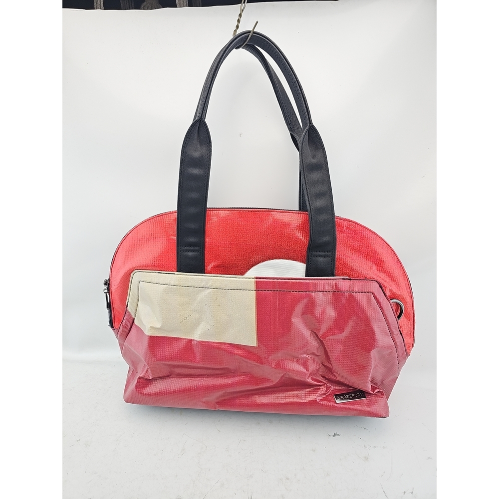 Rareform Recycled Billboard Tote Bag Red/Orange/White
